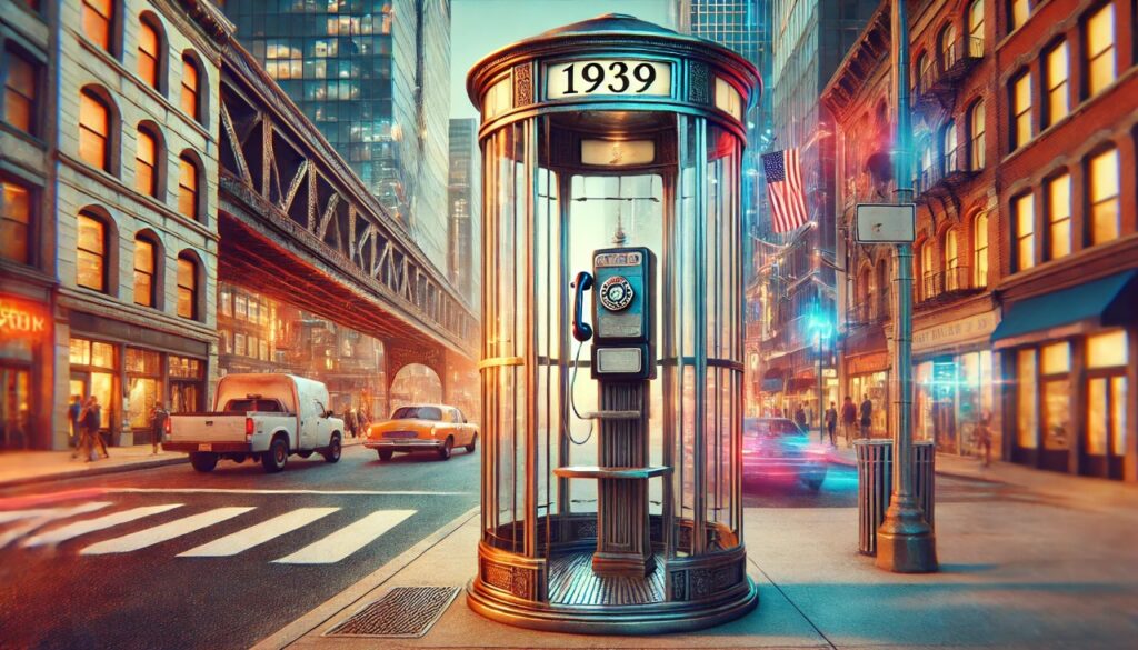 how many 1939s outdoor phone booth in us